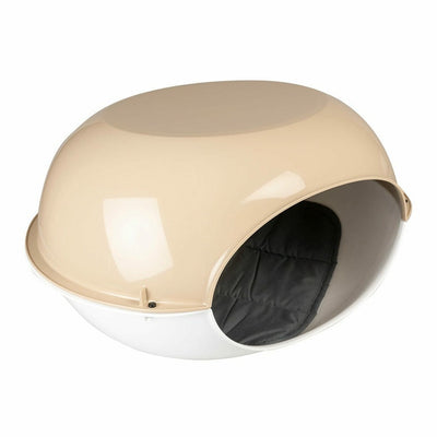 Luna Cat Igloo in mocaccino