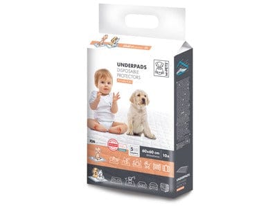 UNDERPADS Disposable Protectors for Baby & Pet 60 X 60 cm - 10 pcs