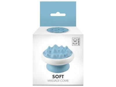 SOFT Massage Soft Comb - Coarse Teeth Blue