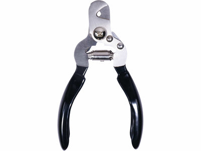 Stainless Nail clipper with spring-loaded cutting mechanism