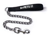 CHAIN Leash - Silver | 3mm (60 cm) &amp; 4mm (120 cm) | Padded Handle | Max Strength 286 kg