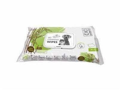 Pet Wipes 15 X 20 Cm - Anti-Bacteria 40 Pcs  White & Green
