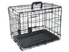 VOYAGER Wire Crate - 2 doors new patented lock Black