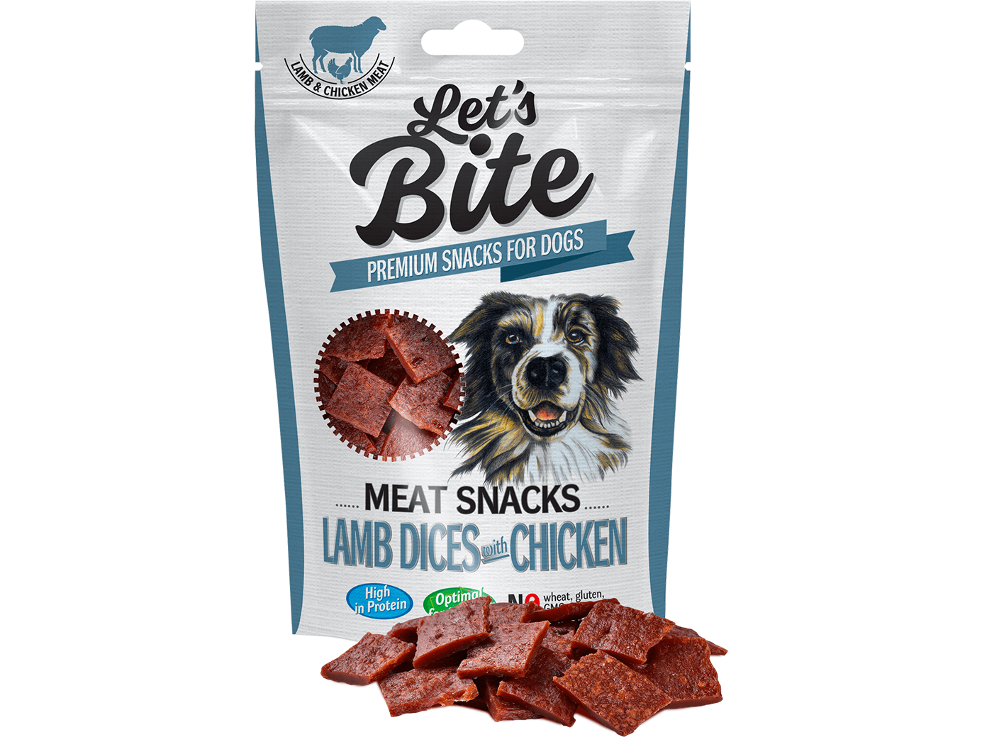 Brit Let’s Bite Meat Snacks. Lamb Dices with Chicken 80 g