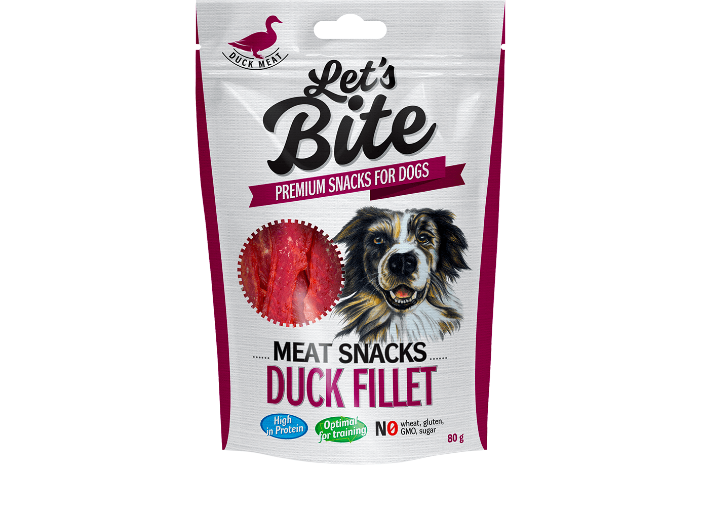 Brit Let’s Bite Meat Snacks. Duck Fillet 80 g