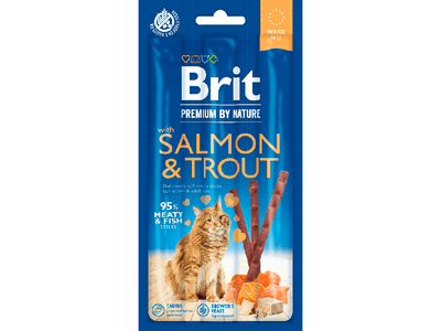 Meat chew sticks! This pack of 3 tasty snacks is ideal for kittens and adult cats. Made with brewer’s yeast for digestion and packed with vitamins and taurine, they’re perfect for rewards or playtime. Each stick is individually wrapped for freshness