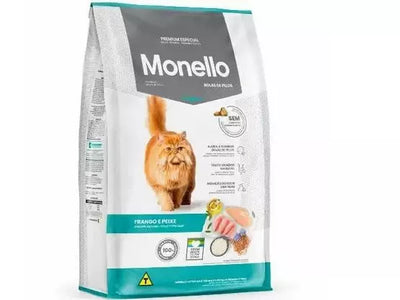 Monello Special Premium Adult Cat Hairball Control is a 7kg cat food with chicken, fish, and beet pulp, designed to reduce hairballs and support digestive health. Free from artificial additives, it promotes nutrient absorption and urinary tract health, suitable for all life stages
