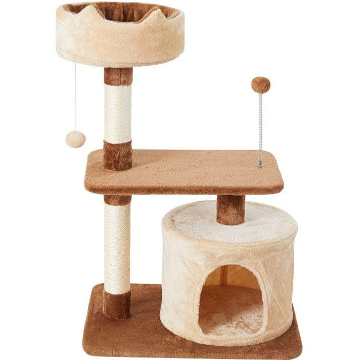 Multi-Level Fun for Your Feline Friend: Cat Tree &amp; Scratching