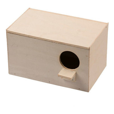 NEST BOX LOVEBIRD HORIZONTAL 25x15x15cm
