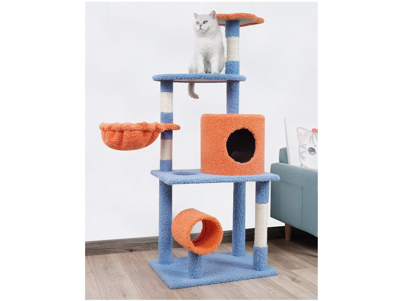 Cat Tree & Scratching As Photo 60*40*134