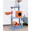 Cat Tree for Indoor Cats - Multi-Level Cat Tower with Plush Condo, Scratching Posts, and Cradle for Large Cats