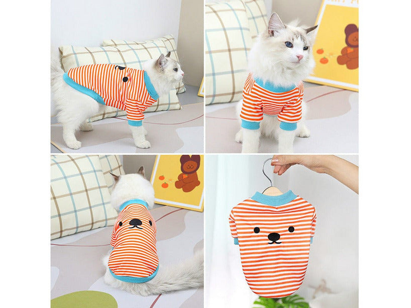Cat Clothes Navy Blue Type 1