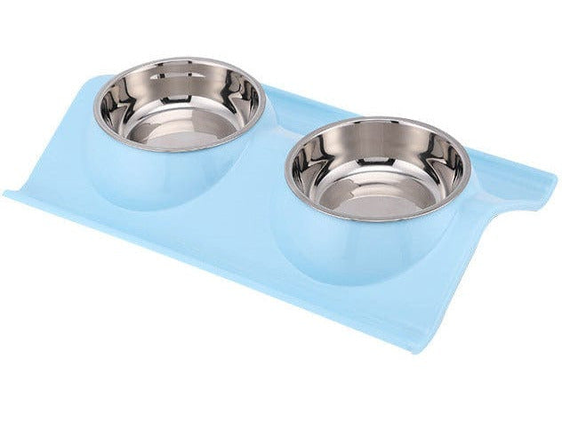 W-Shaped Leak-Proof Double Bowl 38*25*7.5Cm