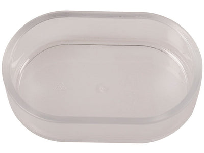 Oval Feeder 12x7x3.5cm Transparent