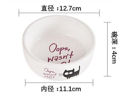 Paw-fectly Cute Ceramic Cat Bowls