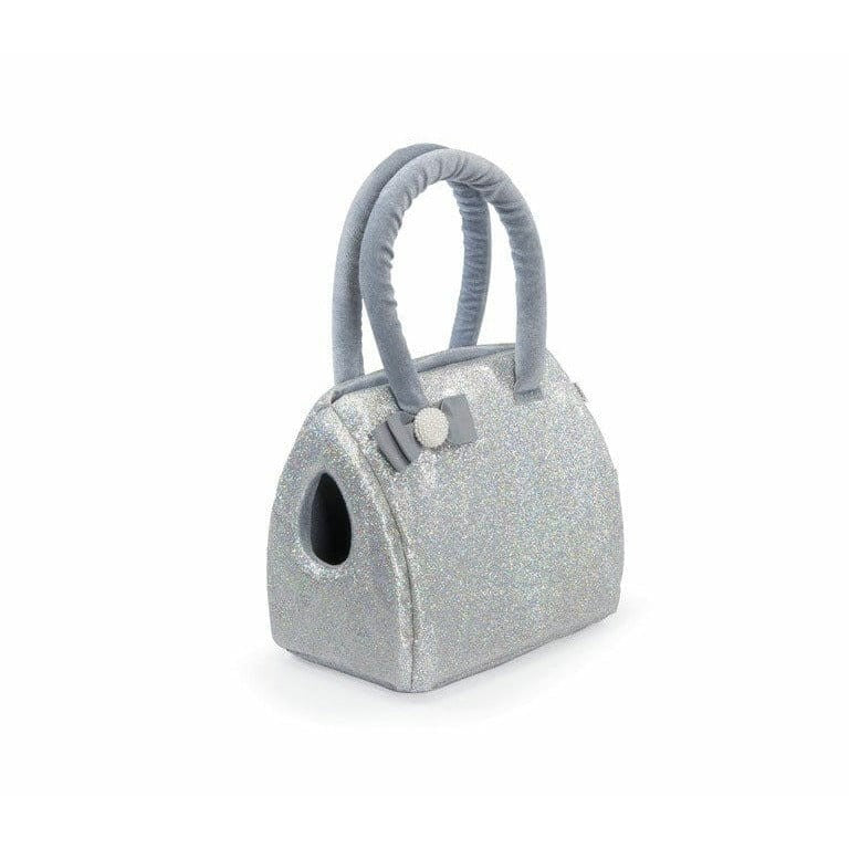 Pet Carrier With Bow - Silverglitter (Small)