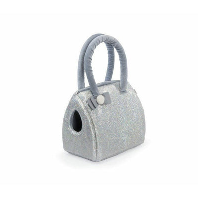 Pet Carrier With Bow - Silverglitter (Small)