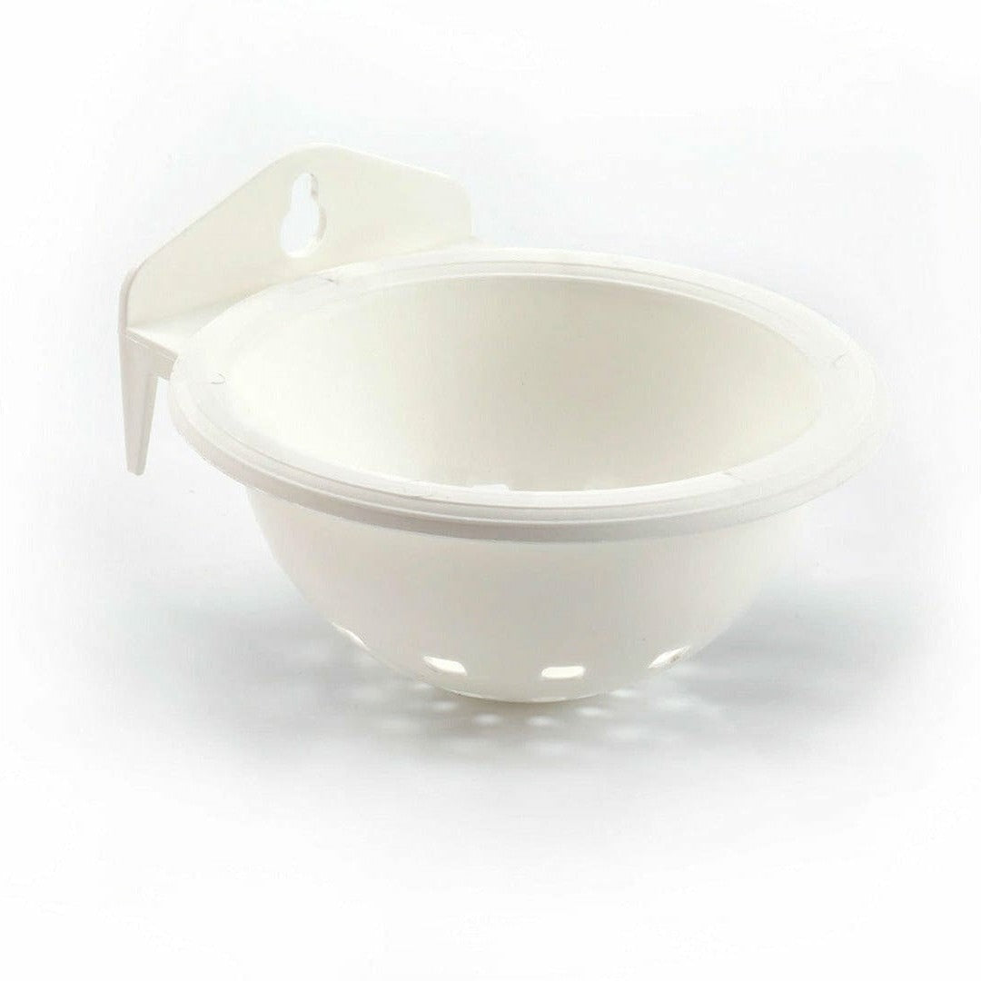 Plastic Nest Basket with Hook Hole 11.5x5.5cm White