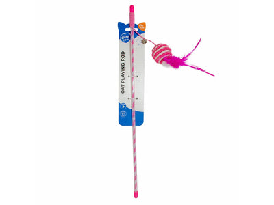 Playing Rod Catchy Fluffy Tail (Pink)