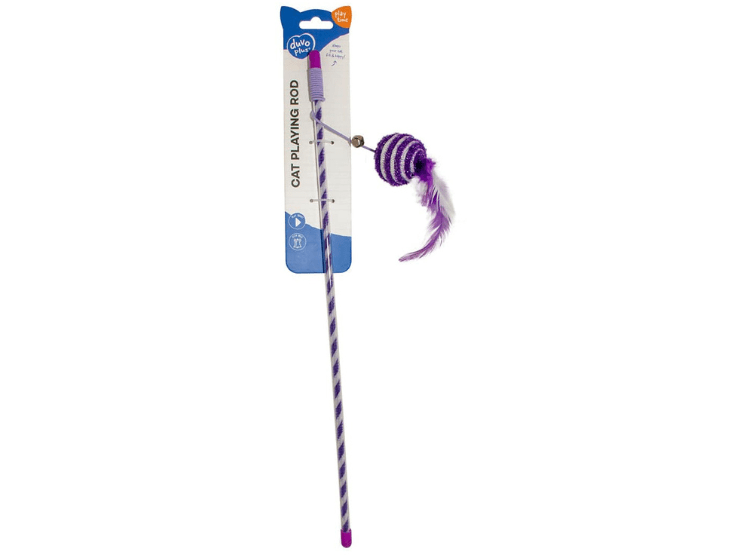 Playing Rod Catchy Glitter Ball Purple