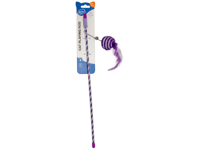 Playing Rod Catchy Glitter Ball Purple