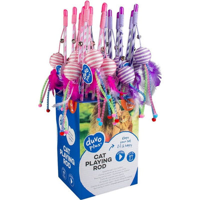 Playing Rod Catchy Rope Ball Mix 45.5x4x3.5cm Mixed Colors