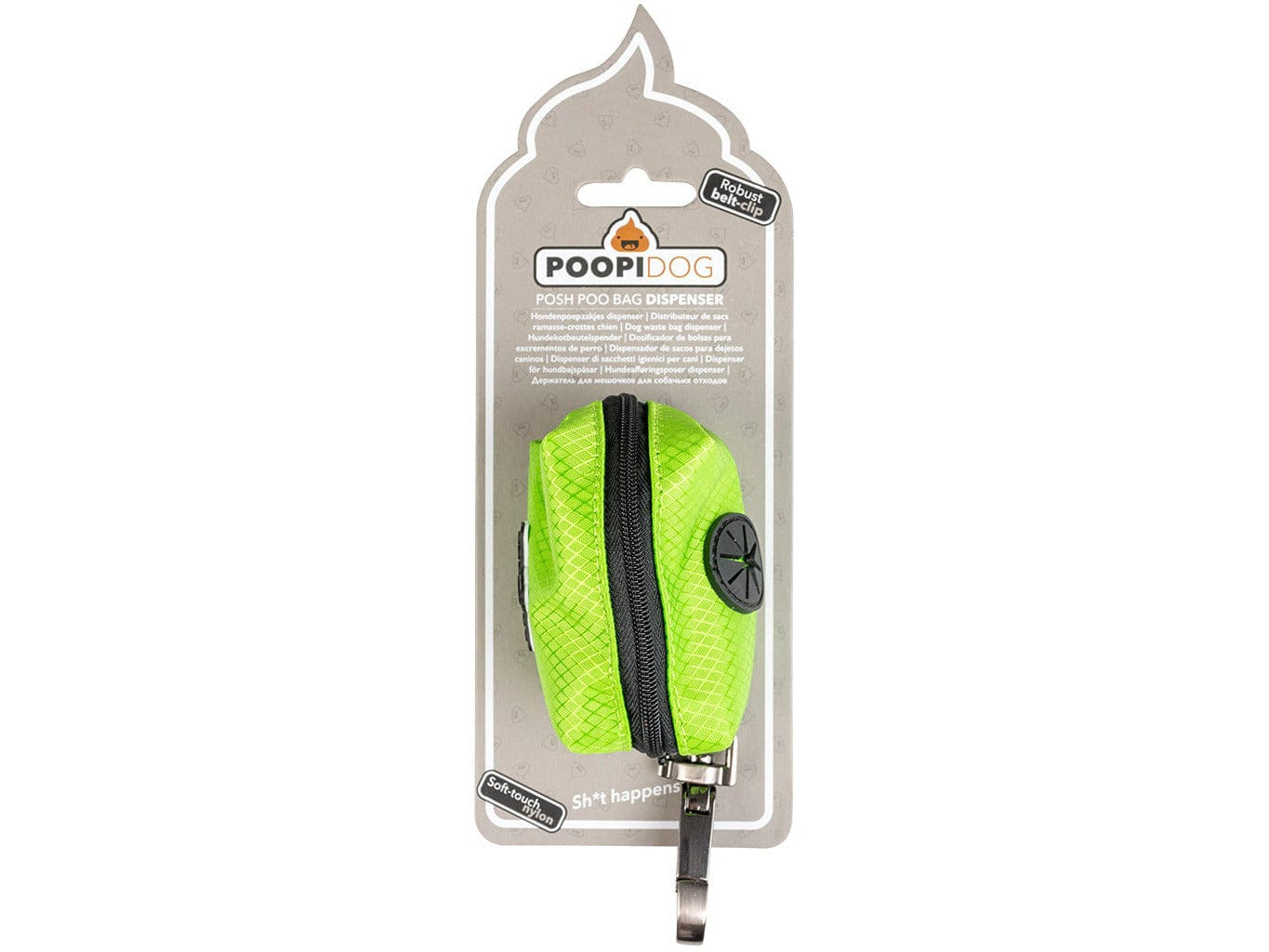 Premium Poo Bag Holder in Soft-Touch Nylon