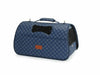 Quilted pet bag 50x27x27cm BLUE