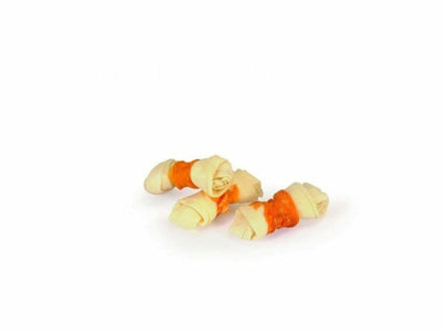 Rawhide Bone 8cm (4 Pieces/Blister) open packet