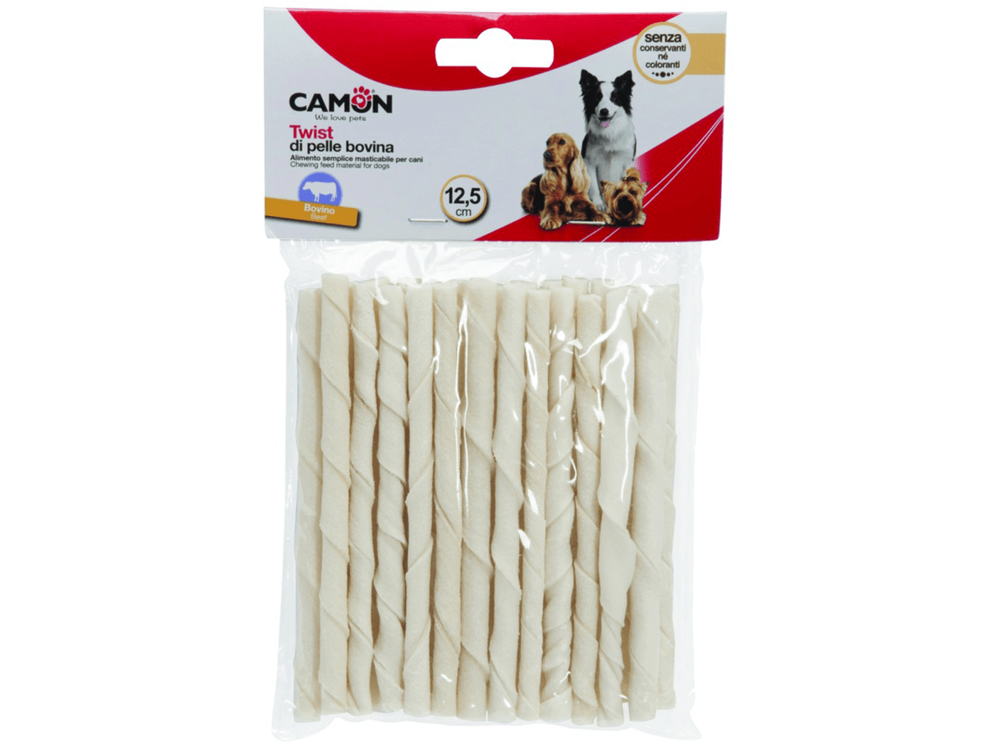Rawhide Twists (25 Pieces, 9/10 x 125mm)