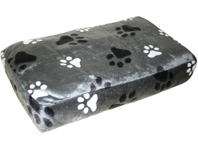 Rectangle Cushion with Paw Print