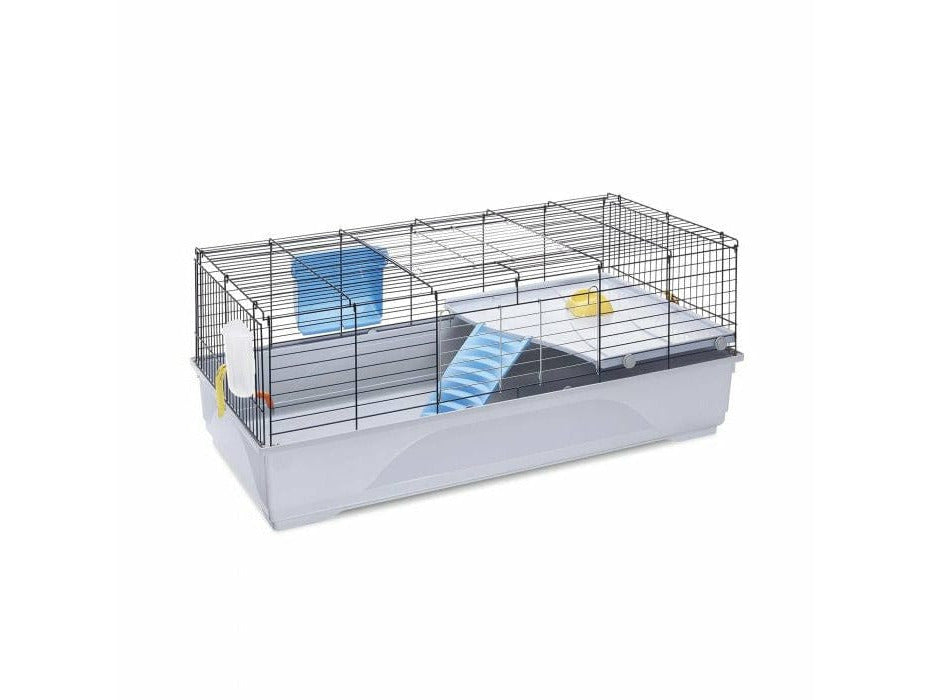 Ronny 120 Blu/Ice Cage for Rabbits and Guinea Pigs – 120 x 60 x 46.5 cm