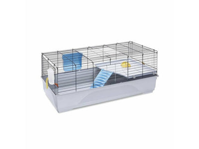 Ronny 120 Blu/Ice Cage for Rabbits and Guinea Pigs – 120 x 60 x 46.5 cm
