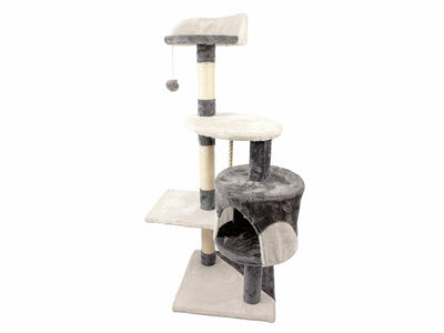 Scratching Post Balu 40x40x112cm Grey/White