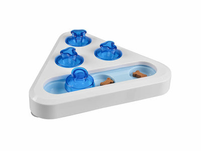 Seek 'n Snack Puzzle - Triangle 24x24x5.5cm White/Blue