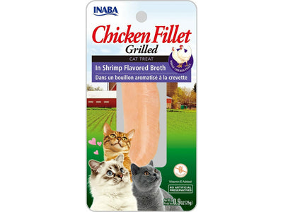 Shrimp Flavored Broth (INABA Grilled Chicken Fillet) 15 g/pack Front