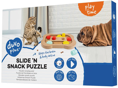 Slide 'N Snack Puzzle - Bone