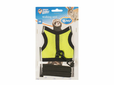 Small Animal Walking Vest M - 7x10x2cm Yellow/Green