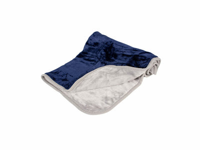 Snuggly Blanket 100x70cm Blue/Grey