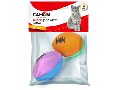 Sponge Ball with Feathers (2P)