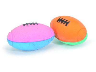Sponge Ball with Feathers (2P) open