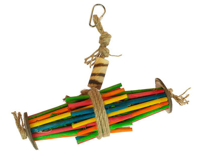Tube Sticks with Corn Leaves and Coconut 19x22.9x6cm Multicolour