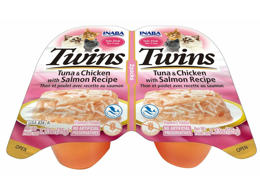 Twins-Tuna & Chicken with Salmon Recipe 35 g x 2 cups Front
