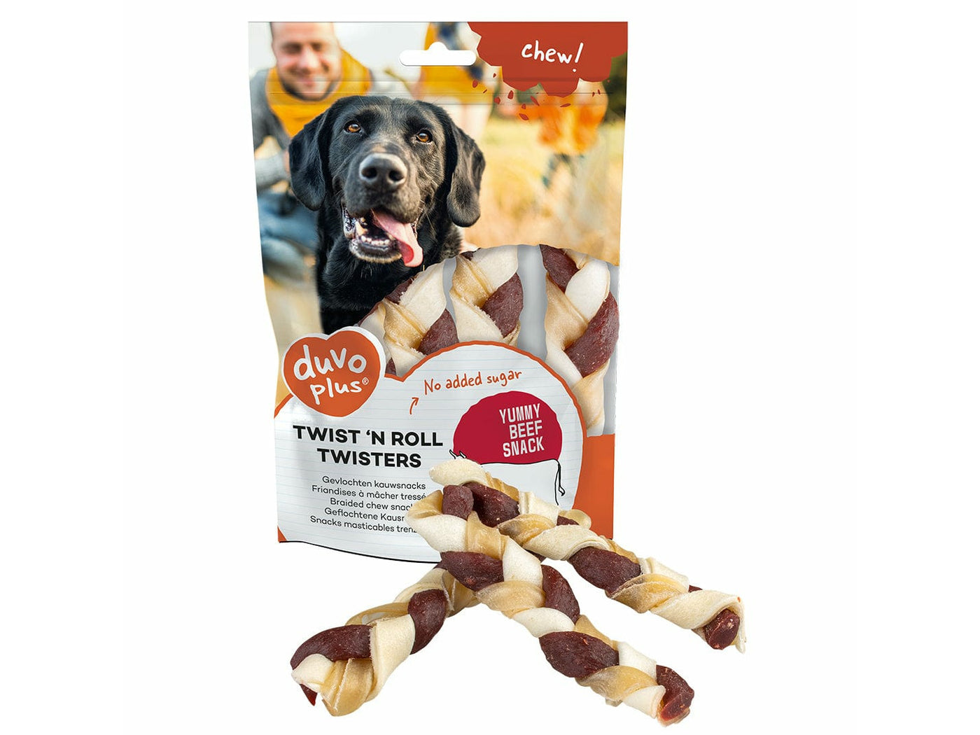 Twist 'n Roll Twisters Beef 12.5cm - S - 3pcs