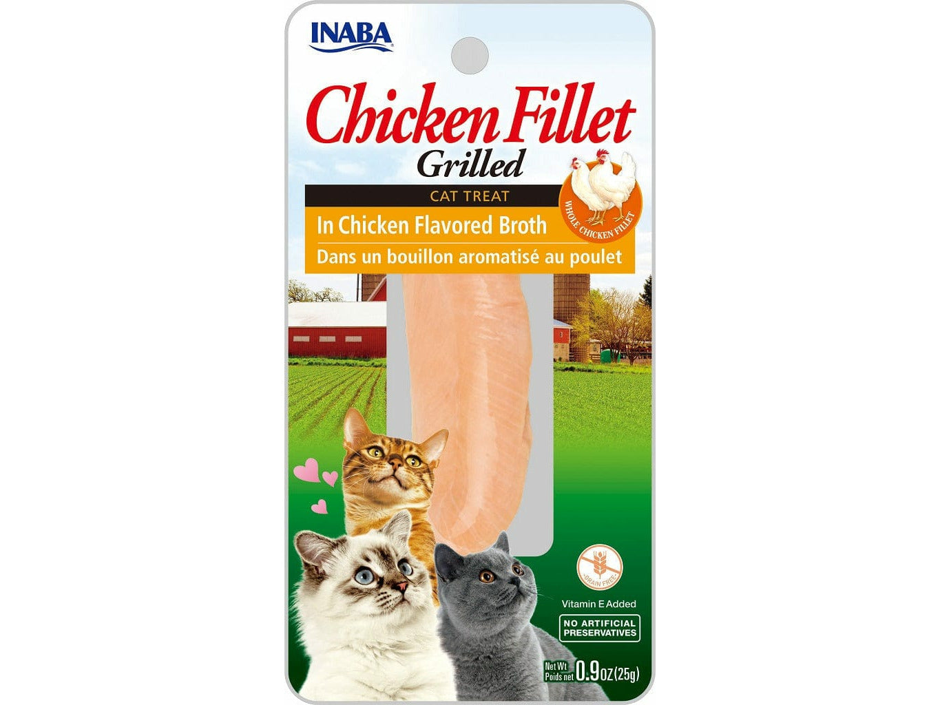 Chicken Flavored Broth (INABA Grilled Chicken Fillet)15 g/pack