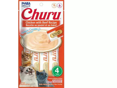 Churu Chicken with Beef Recipe 4 Tubes 56g