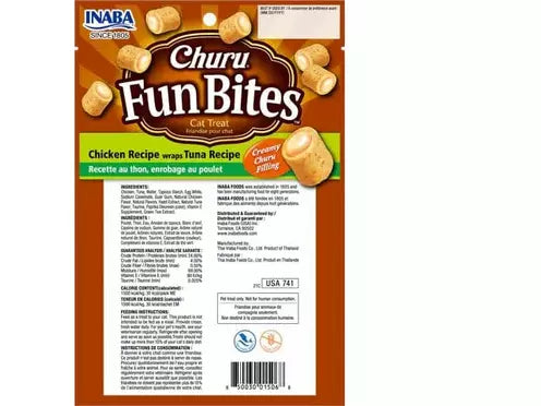 Churu Fun Bites Chicken Recipe Wraps Tuna
