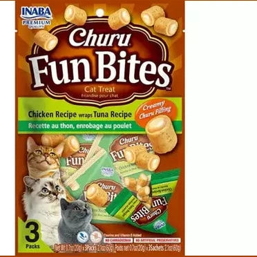 Churu Fun Bites Chicken Recipe Wraps Tuna Front
