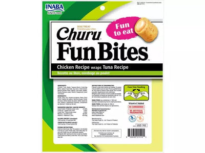 Churu Fun Bites Chicken Recipe wraps Tuna 22gx6 Pouches