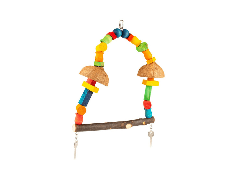 Birdtoy Colourful Swing with Cubes